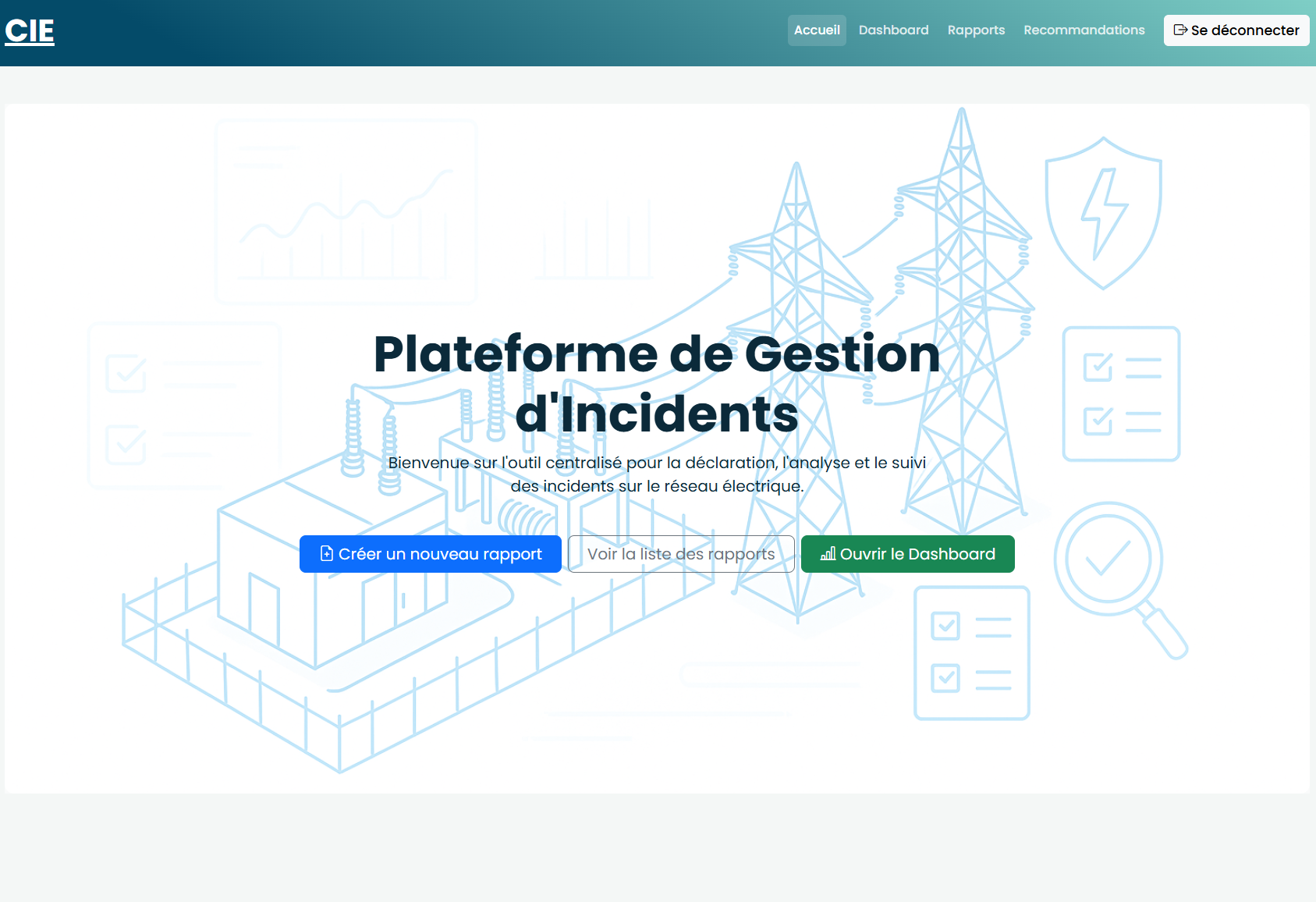 Plateforme de Gestion des fiches d'Incidents cover