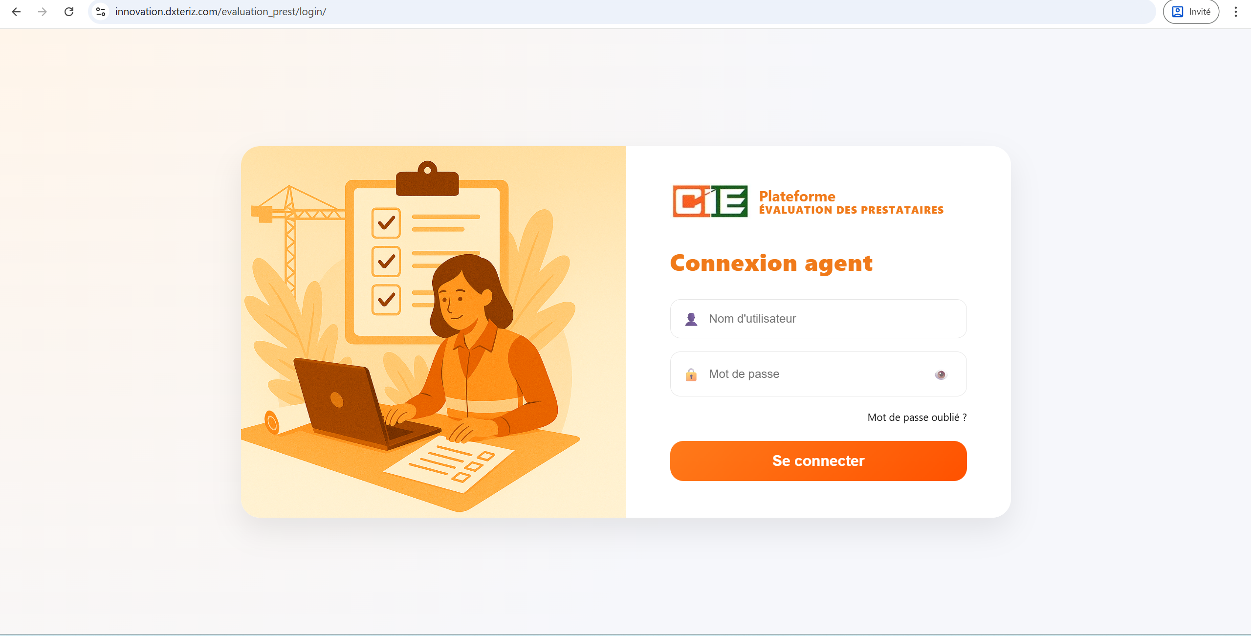 Outil d'évaluation de prestataires